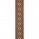 Planet Waves 25PRF02 Vented Leather Guitar Strap, Brown Diamonds