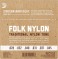 D'Addario EJ33 Folk Nylon, Ball End, 80/20 Bronze/Clear Nylon Trebles