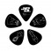 D'Addario 1CBK4-10JS Joe Satriani Picks, Black, 10 pack, Heavy