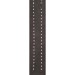 Planet Waves 25PRF01 Vented Leather Guitar Strap, Black Rows
