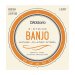 D'Addario EJ61NY 5-String Banjo, Nickel, Medium, 10-23