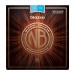 D'Addario NB1252BT Nickel Bronze Set, Balanced Tension Light, 12-52